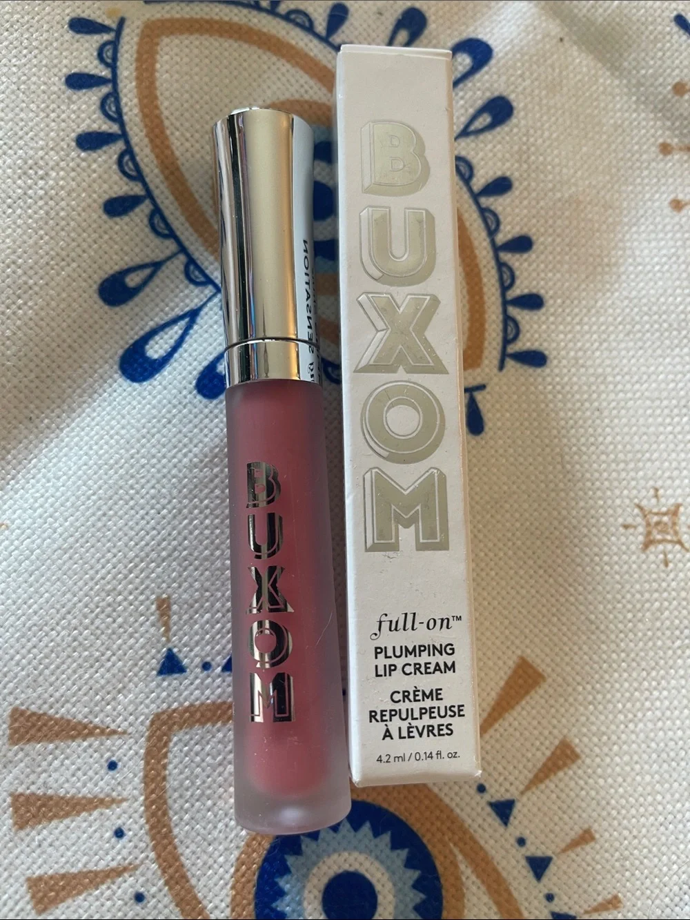 Buxom Full-On Plumping Lip Cream — hot toddy color